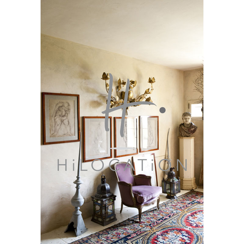 Aubusson Carpets In The Passageway At Valerio And Maddalena Marcon's Home In Asolo